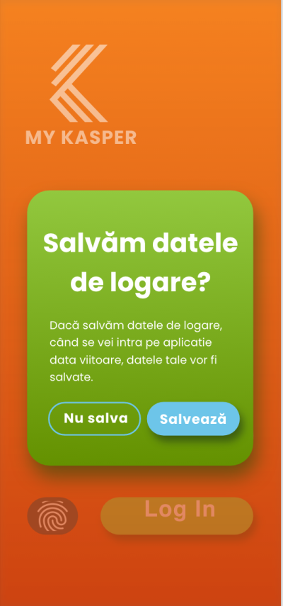 KasperApp-saveLogInData